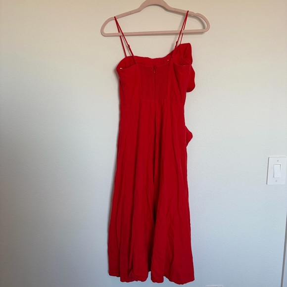 Farm Rio Red Garden Midi Dress - Picture 9 of 10